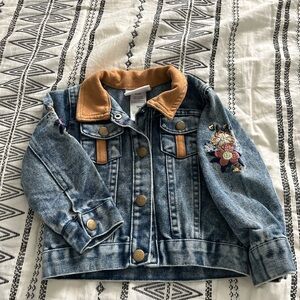 Embroidered Denim Jacket for Kids